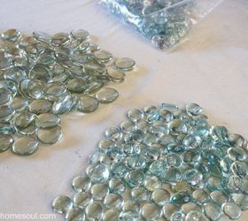dollar store glass beads become a beautiful backsplash, kitchen backsplash, kitchen design