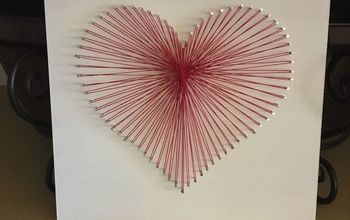 Heart Shaped String Art