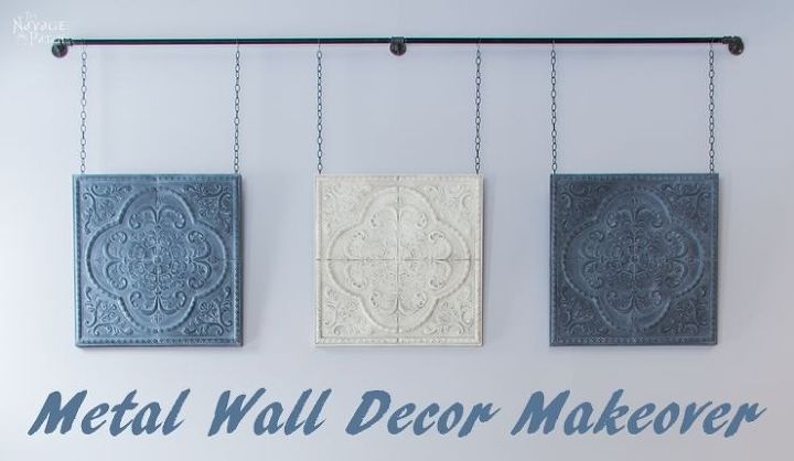 metal wall decor makeover, home decor, wall decor