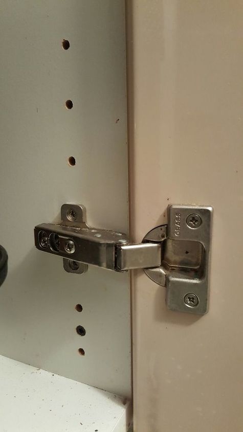 Need Help With Cabinet Hinge Repair, How To Fill Kitchen Cabinet Hinge Holes