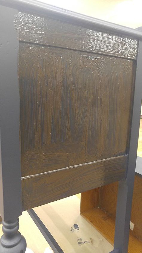 is it a buffet or a sideboard, Add glaze with a cheap chip brush
