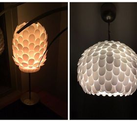 Design Your Own Plastic Spoon Lamp