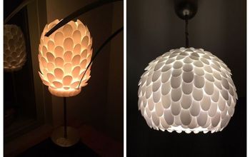 Design Your Own Plastic Spoon Lamp