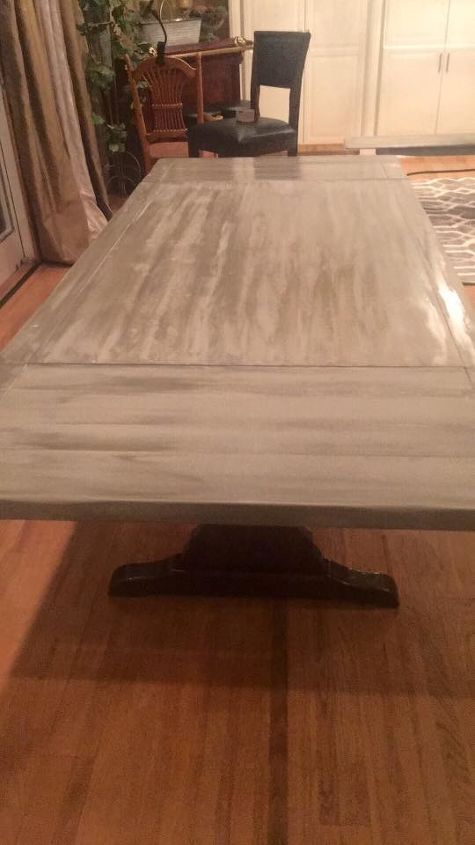 how to faux finish a farmhouse table top in minutes tips and tricks, how to, painted furniture