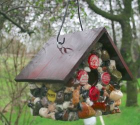 how to make a functional stone birdhouse