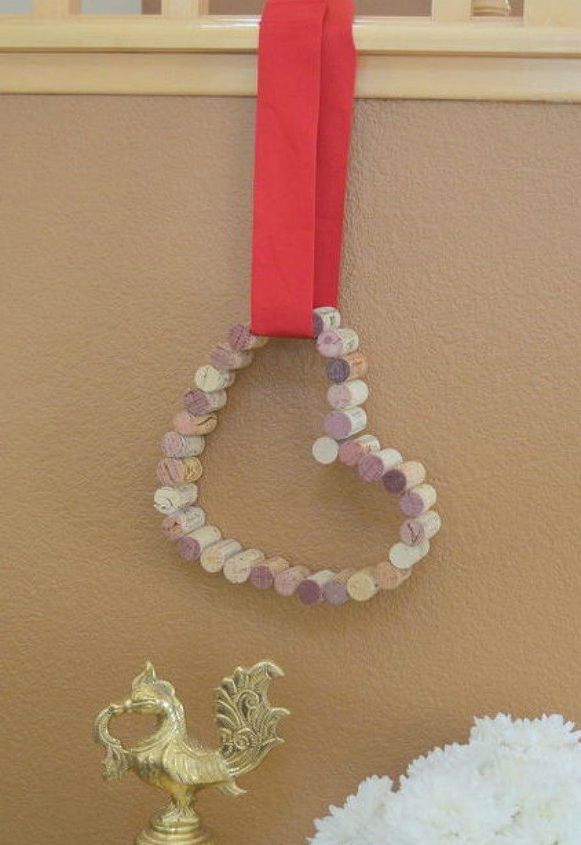 s dress your door for valentine s with these 20 beautiful wreaths, crafts, doors, seasonal holiday decor, valentines day ideas, wreaths, This one made from wine corks