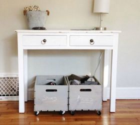 s conquer clutter in your home with these 8 brilliant ideas, home decor, organizing, Solution Use storage crates