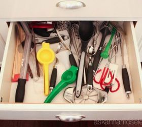 s conquer clutter in your home with these 8 brilliant ideas, home decor, organizing, The Kitchen A cluttered drawer