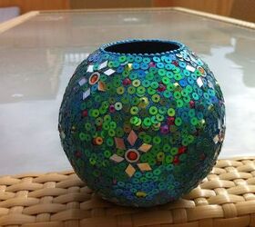 e seed bead and sequin vases, gardening