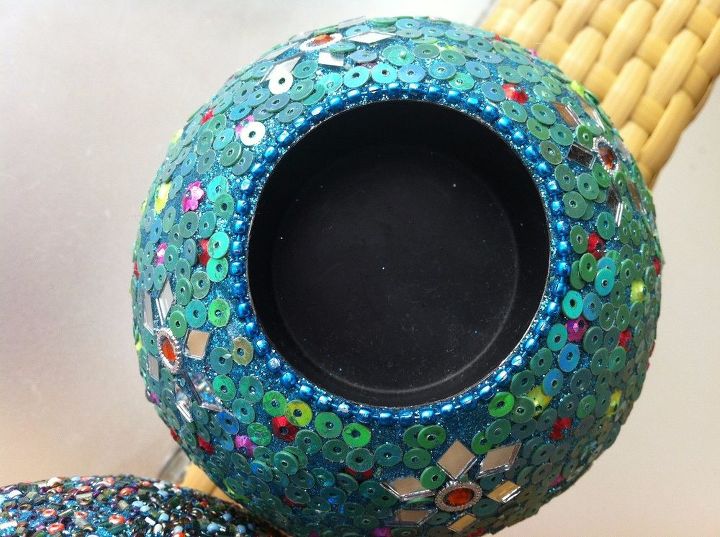 e seed bead and sequin vases, gardening