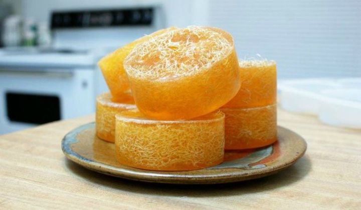s homemade soaps you ll want to give as gifts all year round, These loofa ones for the clean freak
