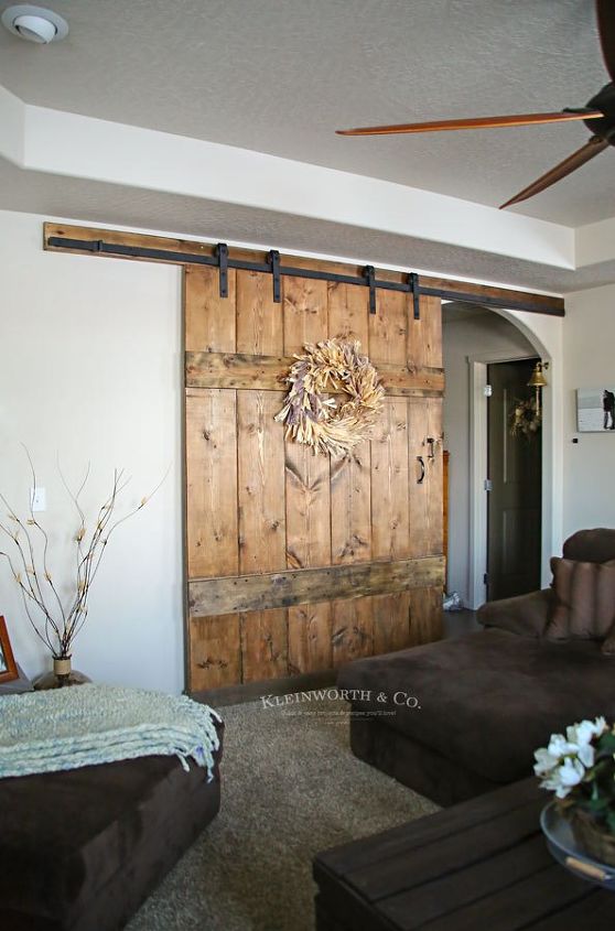wide rustic barn door, doors, outdoor living