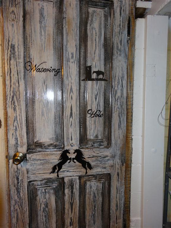 my bathroom door got a real updo, bathroom ideas, doors