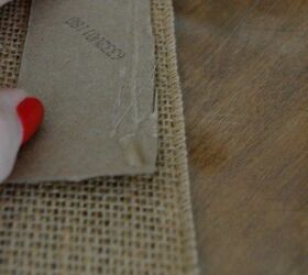 easy burlap valentine napkin rings, crafts, seasonal holiday decor, valentines day ideas