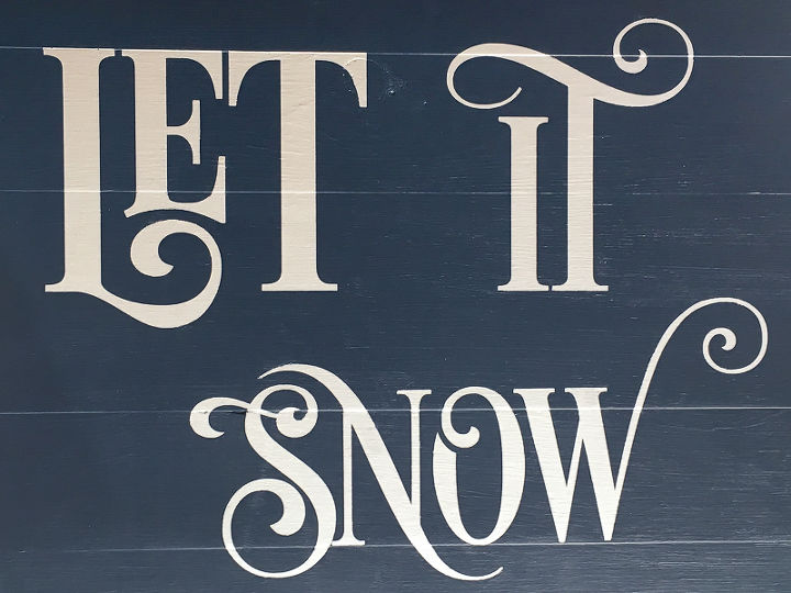 let it snow sign, crafts