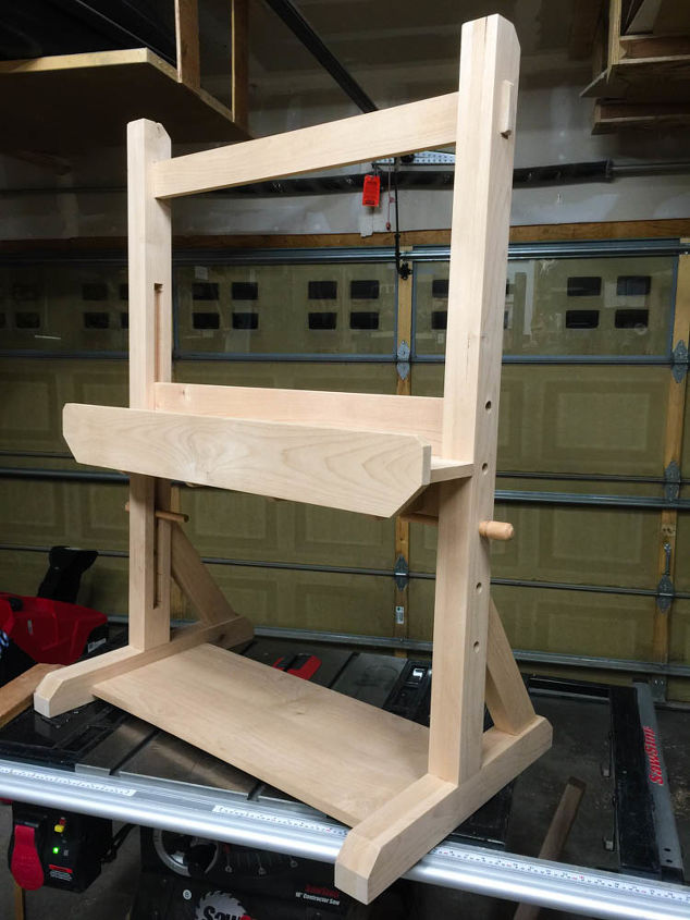 easel inspired tv stand