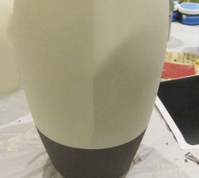 pottery barn inspired ceramic vase makeover, outdoor living