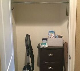 hall closet turned mini mudroom, closet, foyer, BEFORE