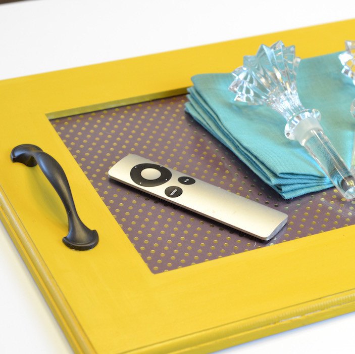 creative coffee table trays, painted furniture