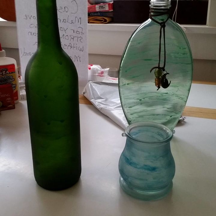 garrafas de vidro marinho aprimoradas