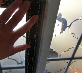 how to use contact paper to make a beautiful privacy window, how to