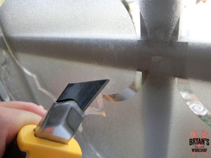 how to use contact paper to make a beautiful privacy window, how to