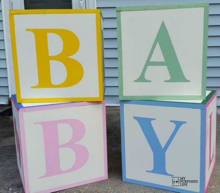21 adorables regalos para bebs que harn que la gente haga oooh y ahhh, Bloques ABC para Baby Shower