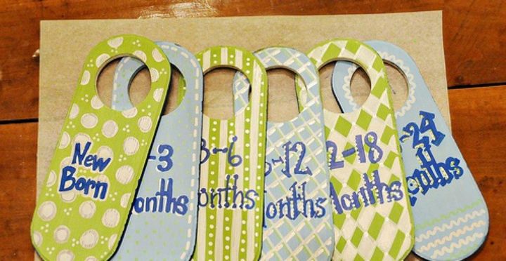s 20 adorable baby gifts that will make people go oooh and ahhh, bedroom ideas, These colorful closet dividers