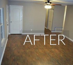 s 7 floor transformations that ll convince you to get rid of your carpet, flooring, reupholster, After Fun barnwood floors