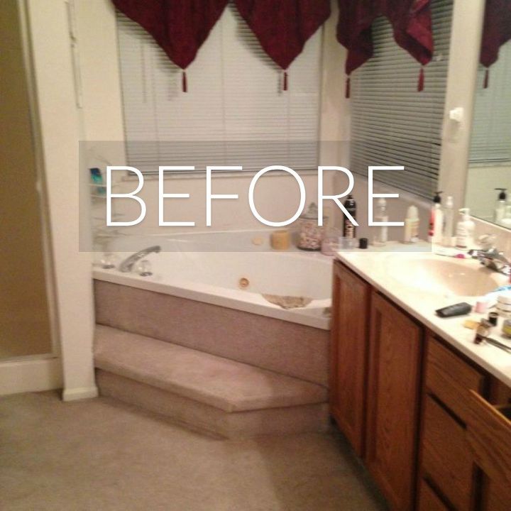 7 reformas de piso que iro convenc lo a abandonar seu tapete, O banheiro acarpetado tem um novo piso de cer mica