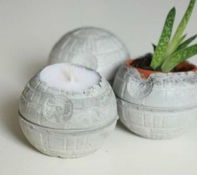 15 amazing sci fi decor ideas for the nerd in your family, Make death star planters out of concrete