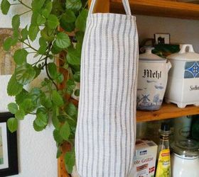 11 gorgeous reasons to try fabric in your kitchen decor, As a hanging dispenser for your plastic bags