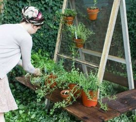 s these 11 garden hacks will have you counting down til spring, Mount a free standing herb garden