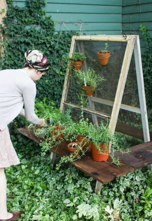 s these 11 garden hacks will have you counting down til spring, Mount a free standing herb garden