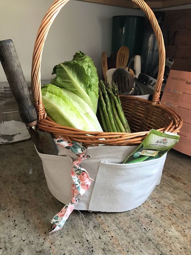 cesta de jardinera de imitacin de william sonoma