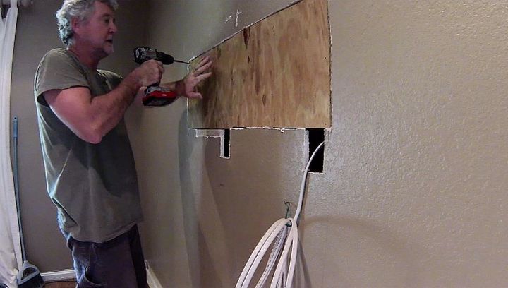 como construir una pared interior de ladrillo recuperado