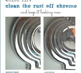 simple cleaning trick how to remove rust from chrome in the bathroom, bathroom ideas, cleaning tips, how to