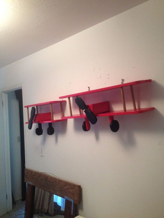 q boys airplane shelves, bedroom ideas, shelving ideas