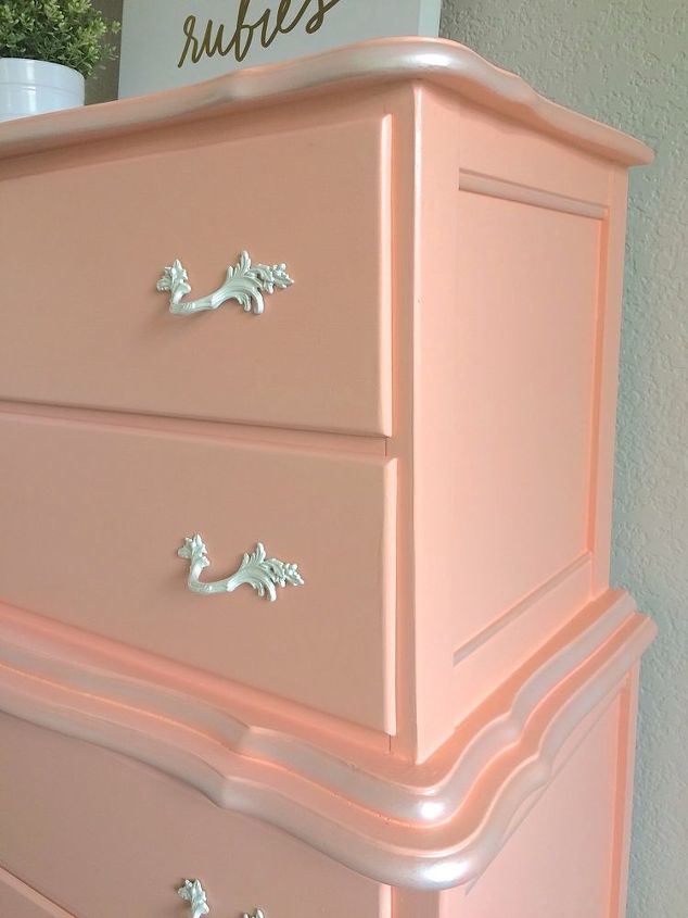 paige s pink dresser, painted furniture