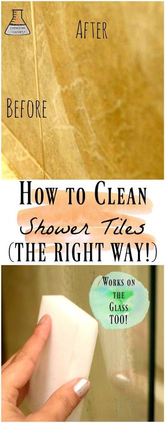 how to clean natural shower tile the right way marble granite glass, bathroom ideas, cleaning tips, flooring, how to, tiling