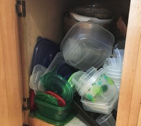 12 space saving hacks for your tight kitchen, Food Storage Container Organization Solved