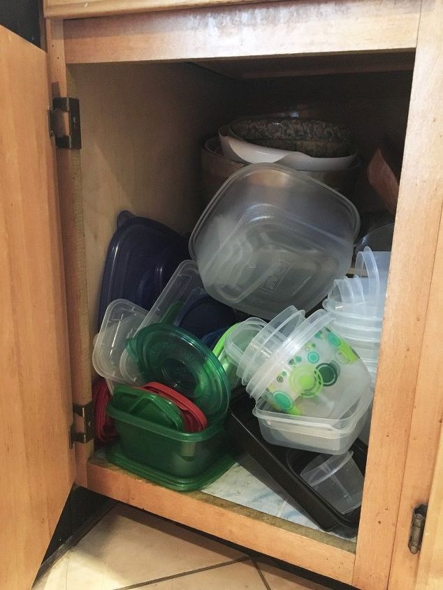 12 space saving hacks for your tight kitchen, Food Storage Container Organization Solved