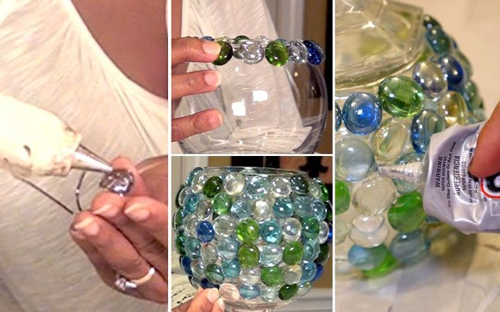 diy decorative glass candle holders