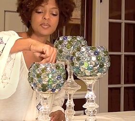 DIY - Decorative Glass Candle Holders