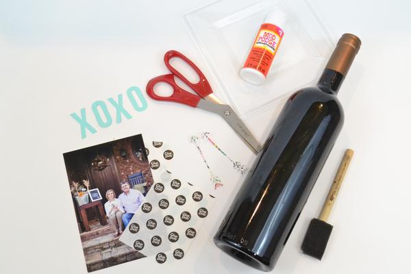 last minute diy vday gift for wine lovers