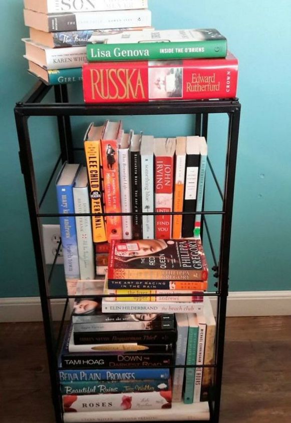 s stop everything these bookshelf redos are ah mazing, shelving ideas, storage ideas, Rip wicker off a chest for a cute bookcase