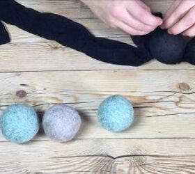 diy yarn essential oil dryer balls