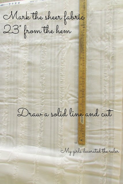 sew simple sheer panels with a touch of personality, wall decor