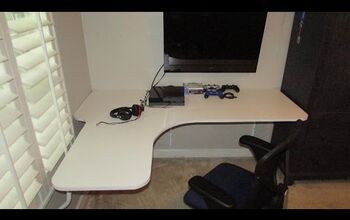 Cómo construir un moderno escritorio de esquina flotante