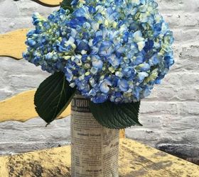 14 stunning ways to add cement to your home decor, Turn it into a vintage flower vase